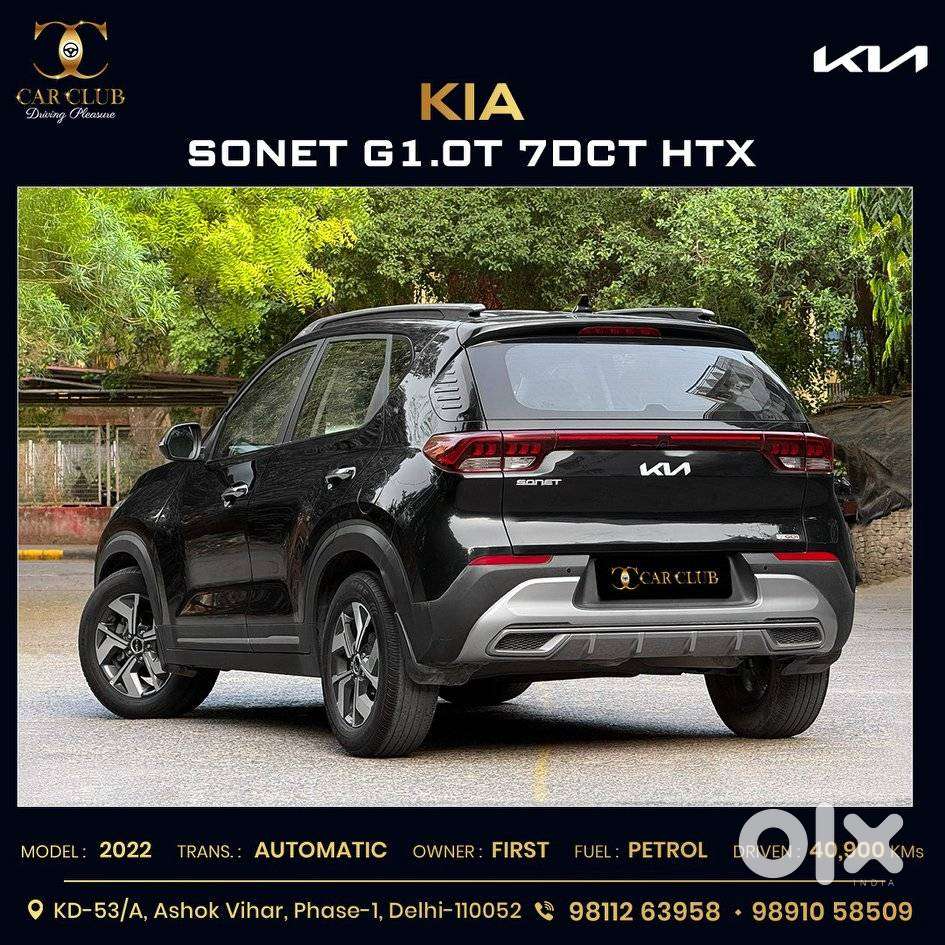 Kia Sonet 1.0 Htx Dct Anniversary Edition, 2022, Petrol