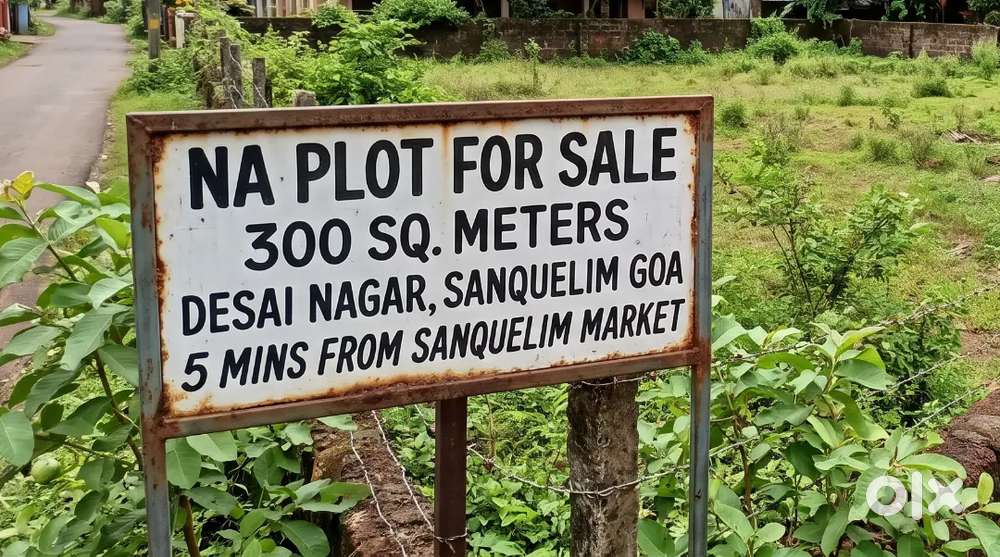 NA PLOT FOR SALE,
300 Sq meter in Desai Nagar, Sanquelim Goa.