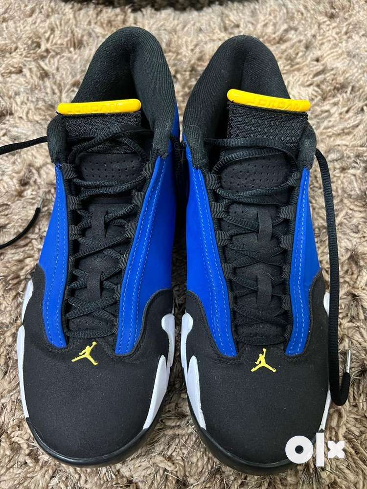 Mildly used Air Jordan 14 Retro Laney Size UK 8 Men 1793896472