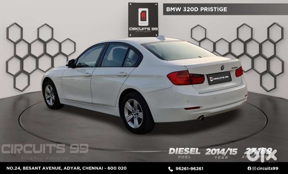 Bmw 3 Series 320d Sedan, 2014, Diesel