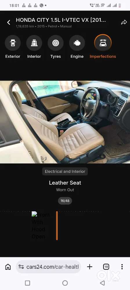 Honda City 2015 Petrol 110000 Km Driven