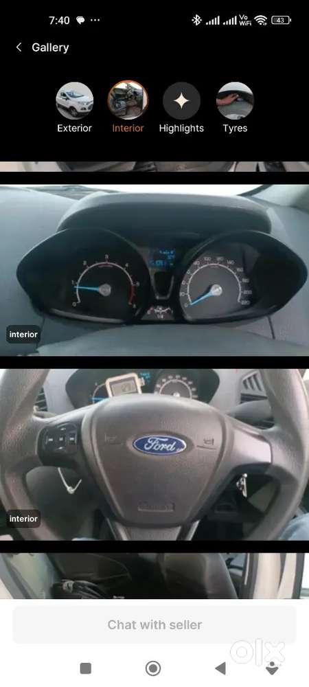 Excellent Condition 1.5 L Diesel Eco Sport Trend Plus Variant