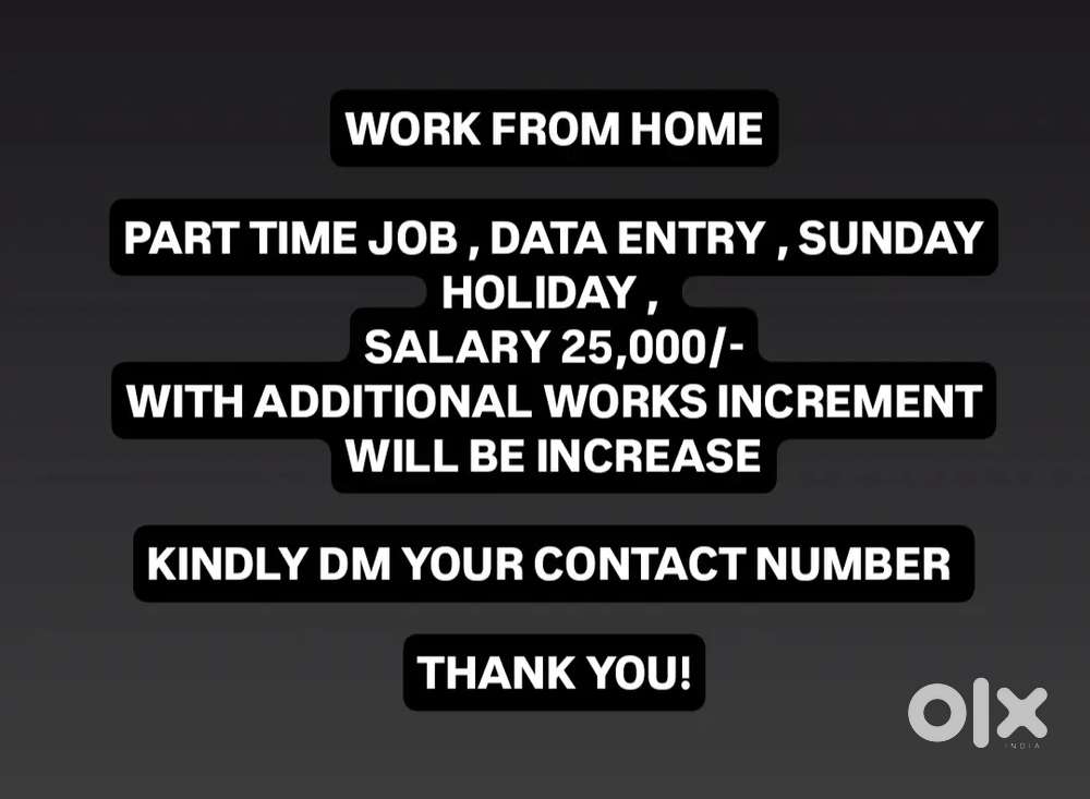 Work from home job