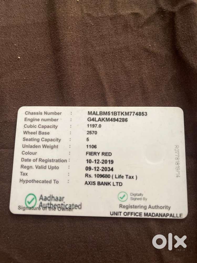 Hyundai I20 2019 Model