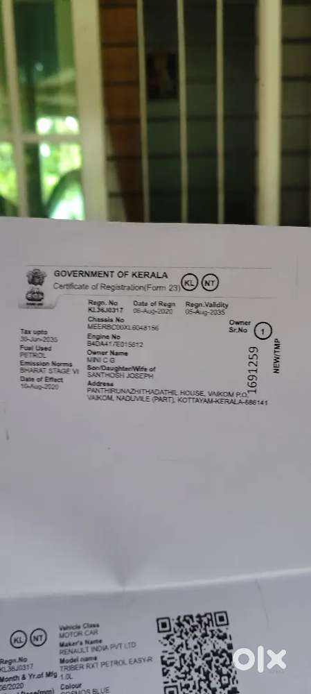 Renault Triber 2020 Petrol 20000 Km Driven
