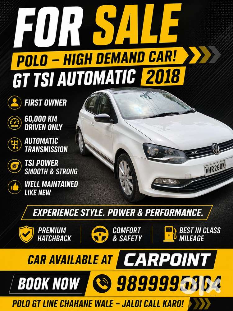 Volkswagen Polo Gt Tsi Sport Edition, 2018, Petrol