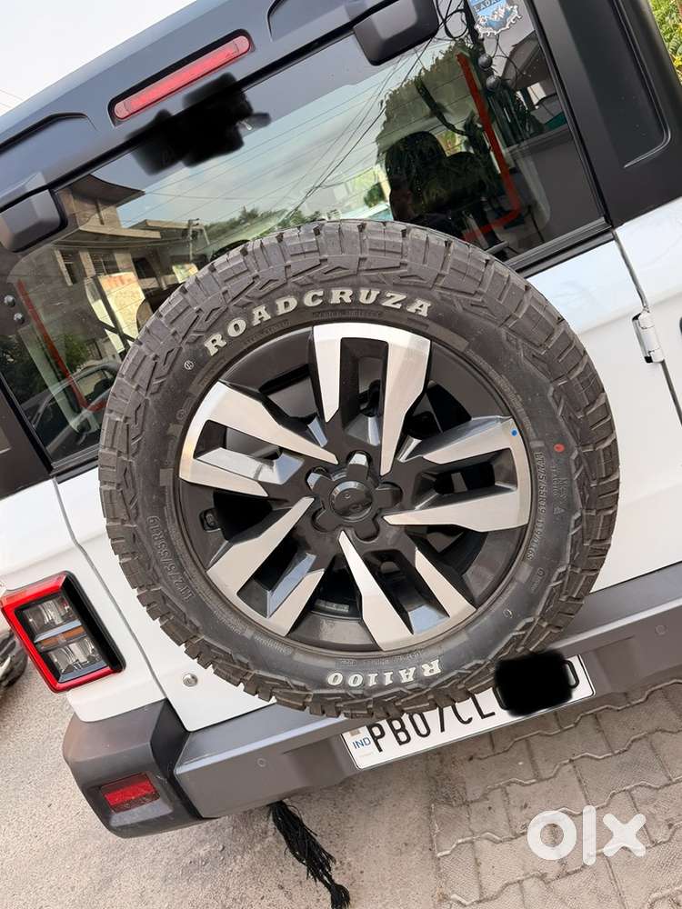 Mahindra Thar Roxx Diesel 2025 Ceramic Coated Tyre Change With Paid No