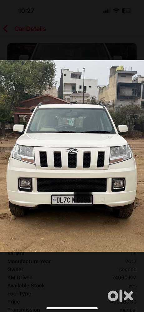 Mahindra Tuv 300 Mhawk100 T8, 2017, Diesel