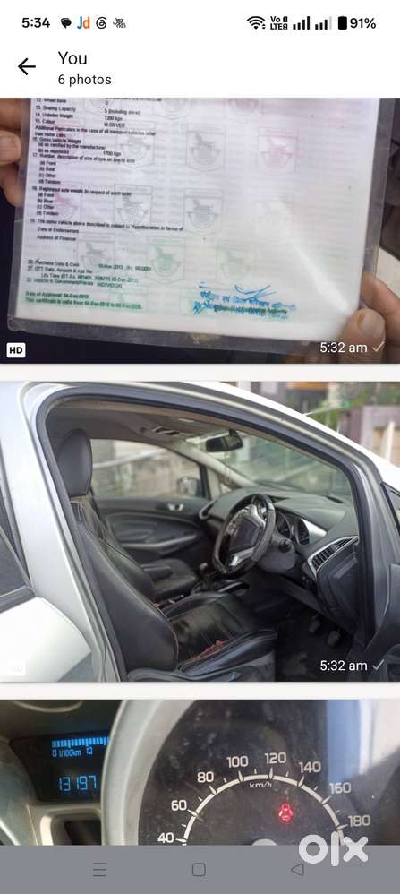 Ford Ecosport 2013 Diesel Good Condition