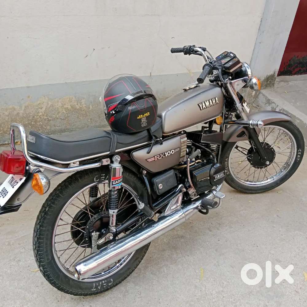 Cafe Racer Yamaha Rx 100 Black Price Black Rx 100 Bike New Model