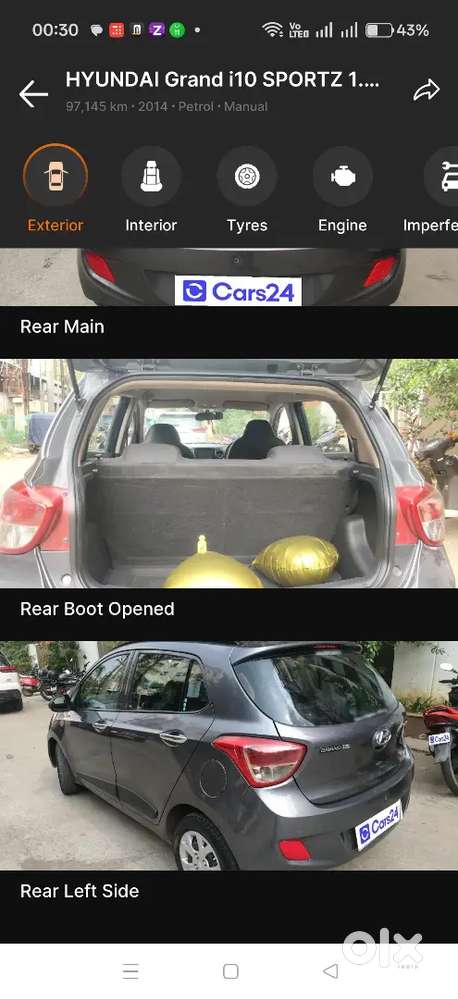 Grand I10 Sportz 1.2 Bsiv