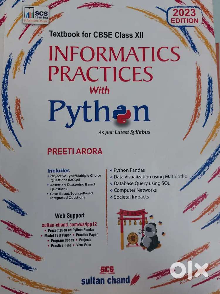 Informatics Practices with python - Books - 1771364848