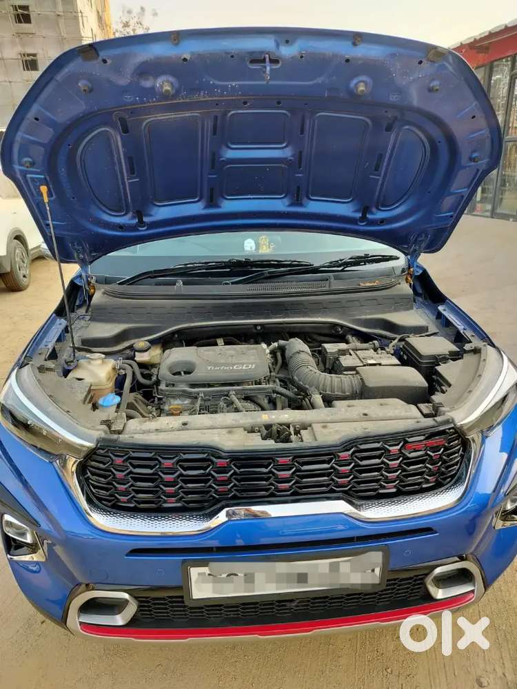 Kia Sonet Gtx Plus Imt Electric Blue Single Owner Well Maintained