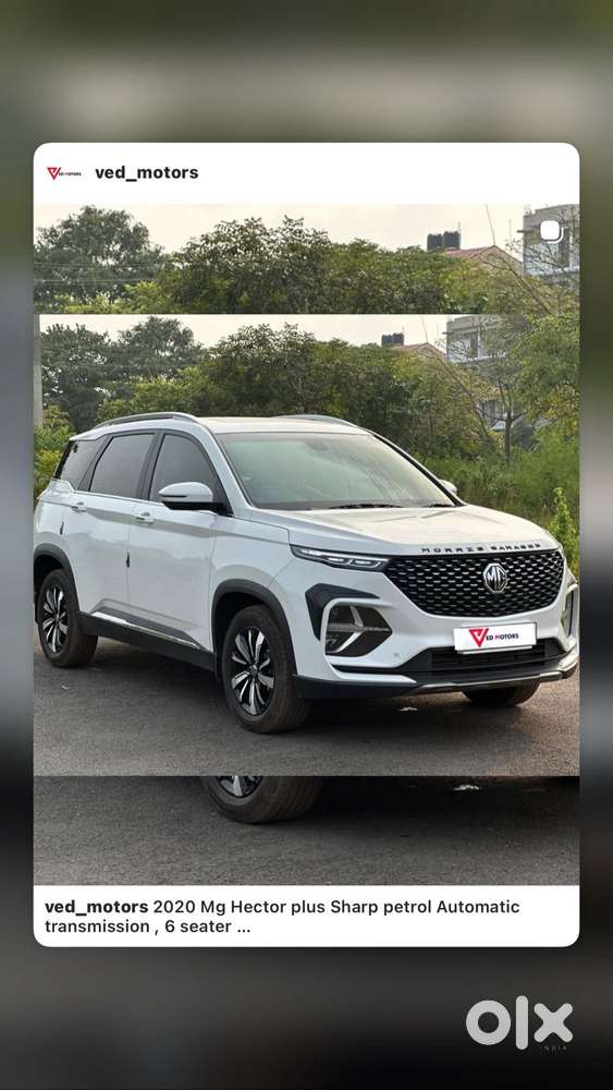 Mg Hector Plus 1.5 Hybrid Sharp Turbo 6 Str, 2020, Petrol