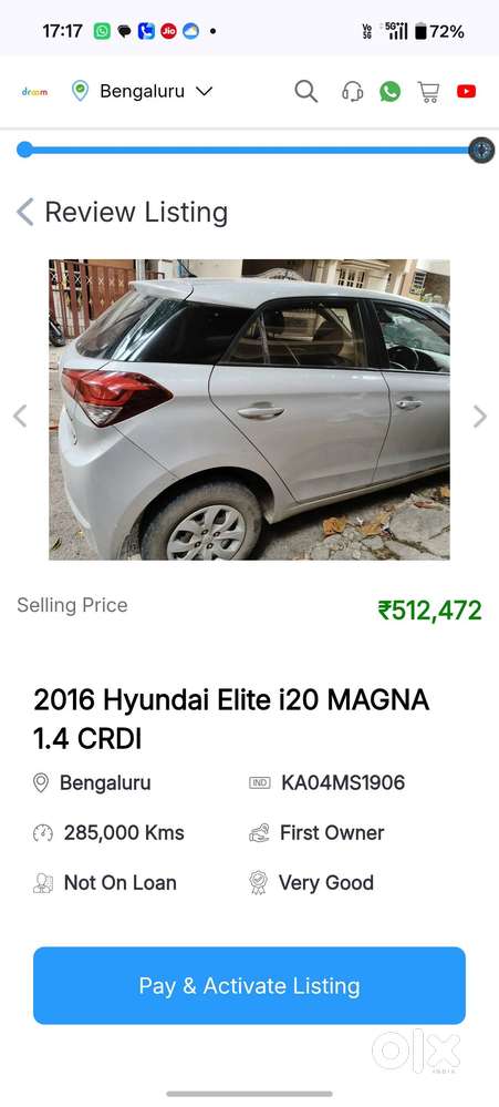 2016 Hyundai Elite I20