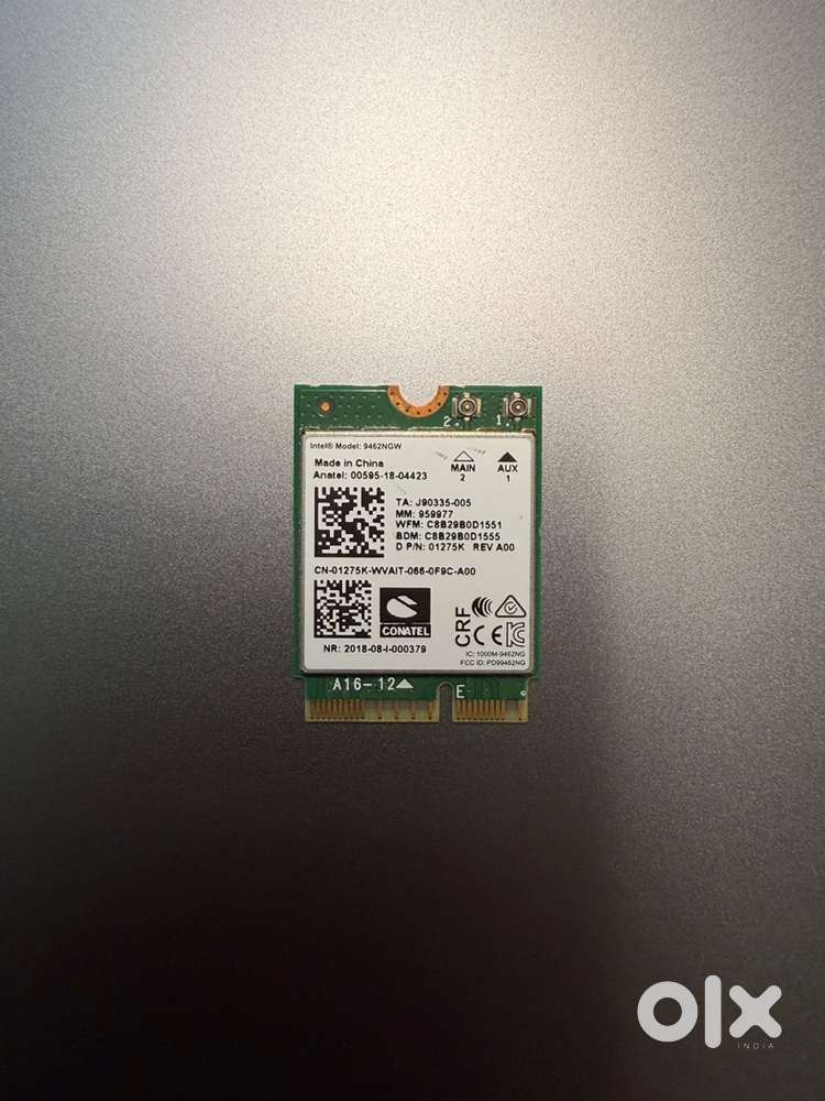Intel Wireless-AC 9462NGW WiFi + Bluetooth Card  100% Working