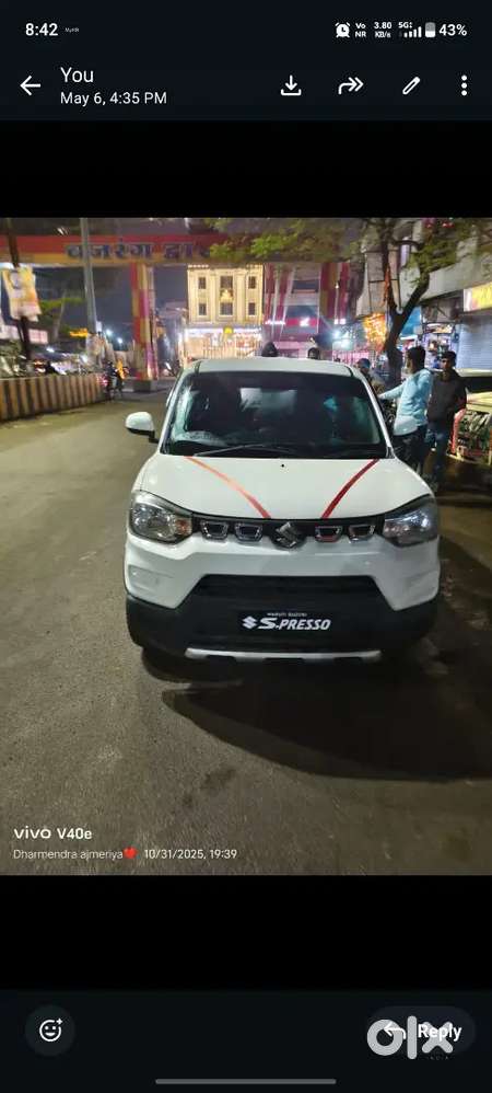 Maruti Suzuki S-presso Lxi 2022 Second-owner Car