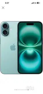I PHONE 16 128gb teal colour