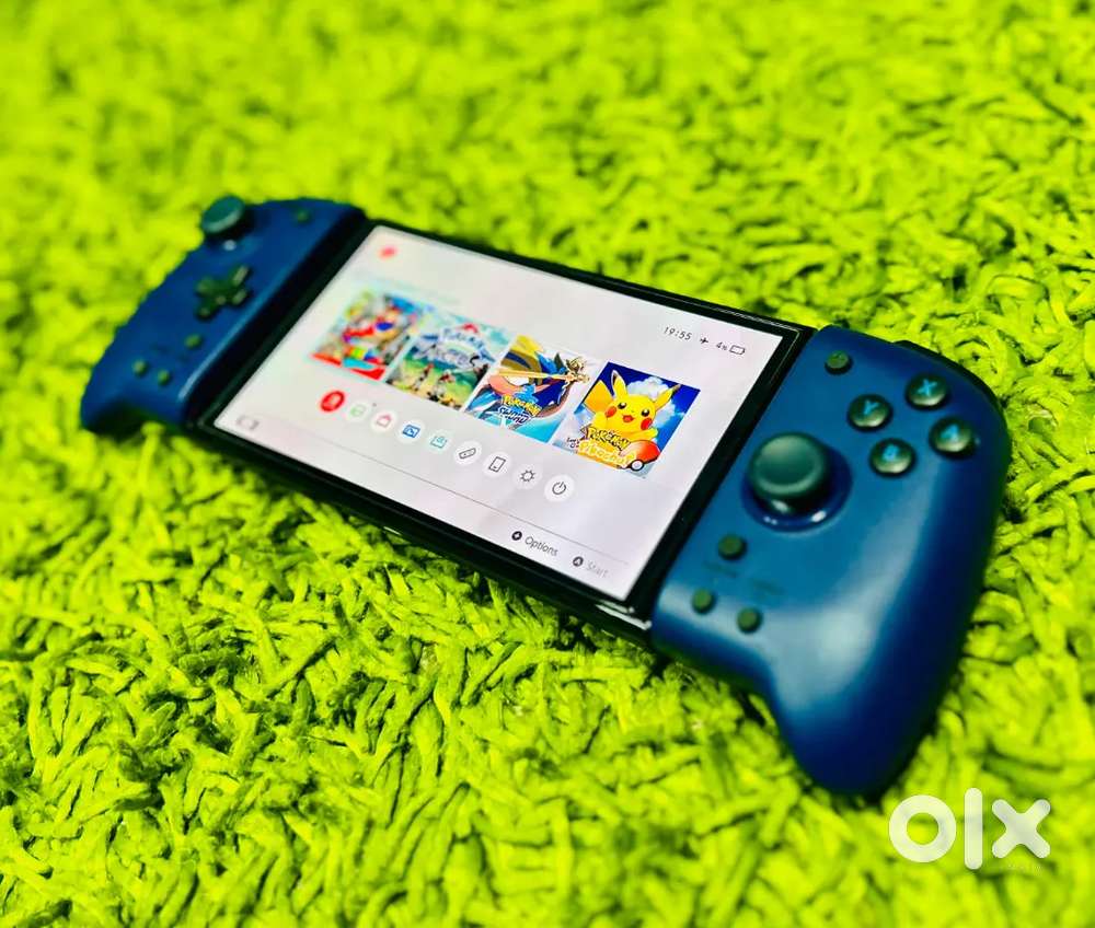 Nintendo switch oled console with zero scratches - Games