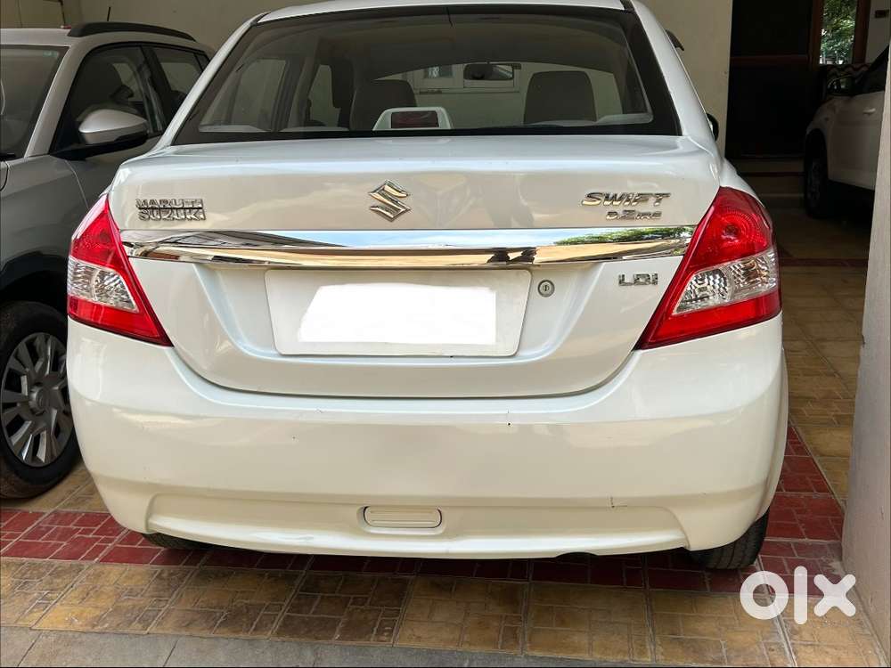 Pearl White Dzire Diesel Car For Sale