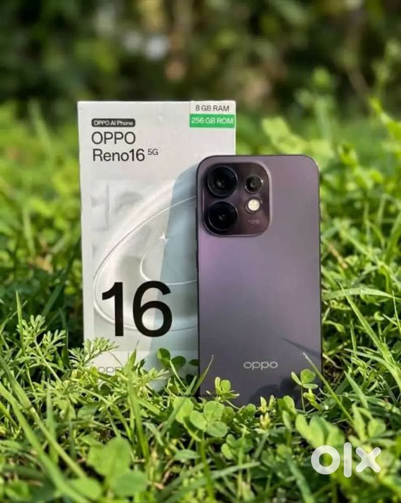Oppo reno 16  3 week use only 8-256 full box with warranty