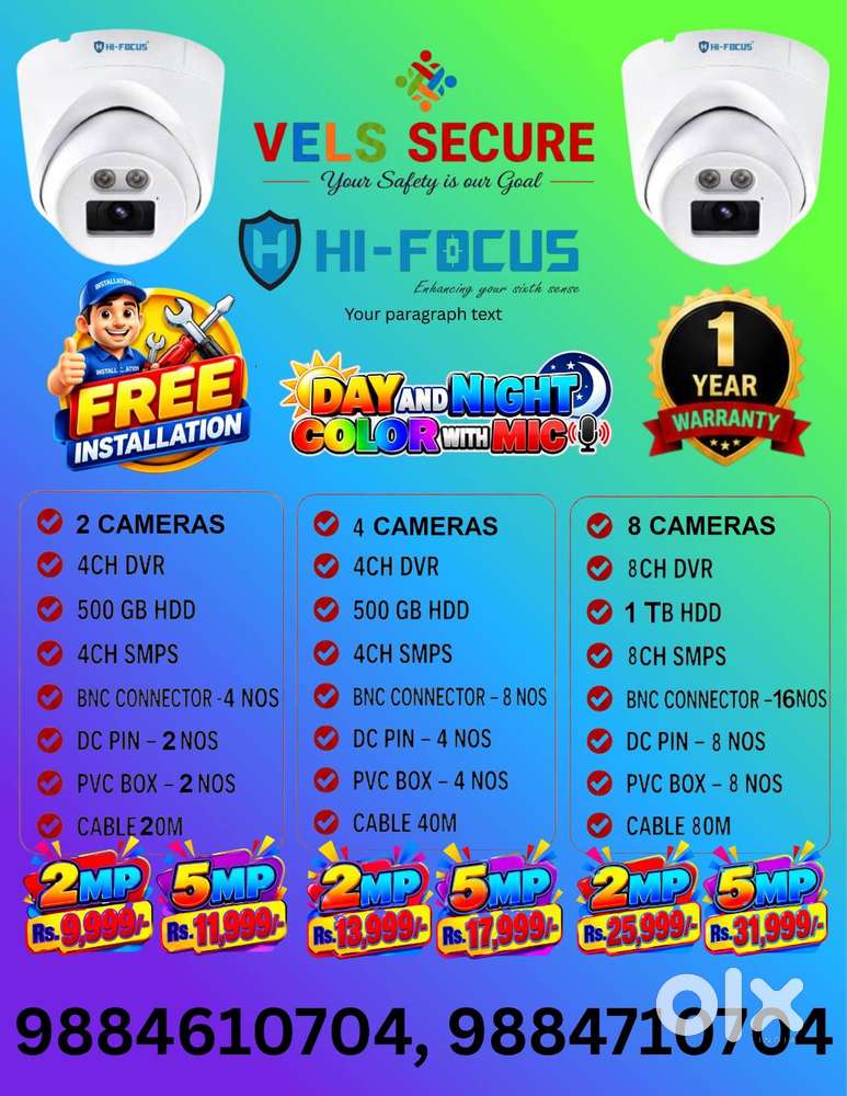 CCTV CAMERA INSTALLATION   THIRUVANMIYUR