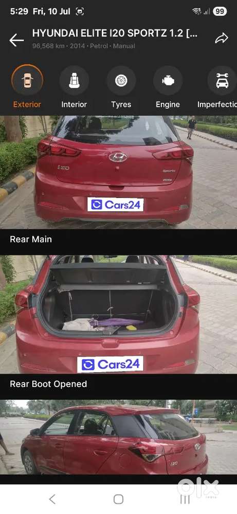 Up Number Hyundai I20 Sportz 2014 Petrol Manual