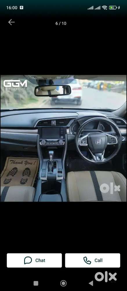 Top Model Automatc Petrol Civic Only 41k Drvn Wth Service Record