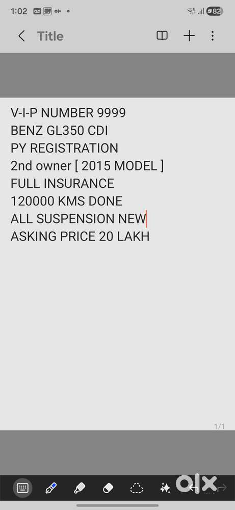 Mercedes-benz Gls 350 D, 2015, Diesel