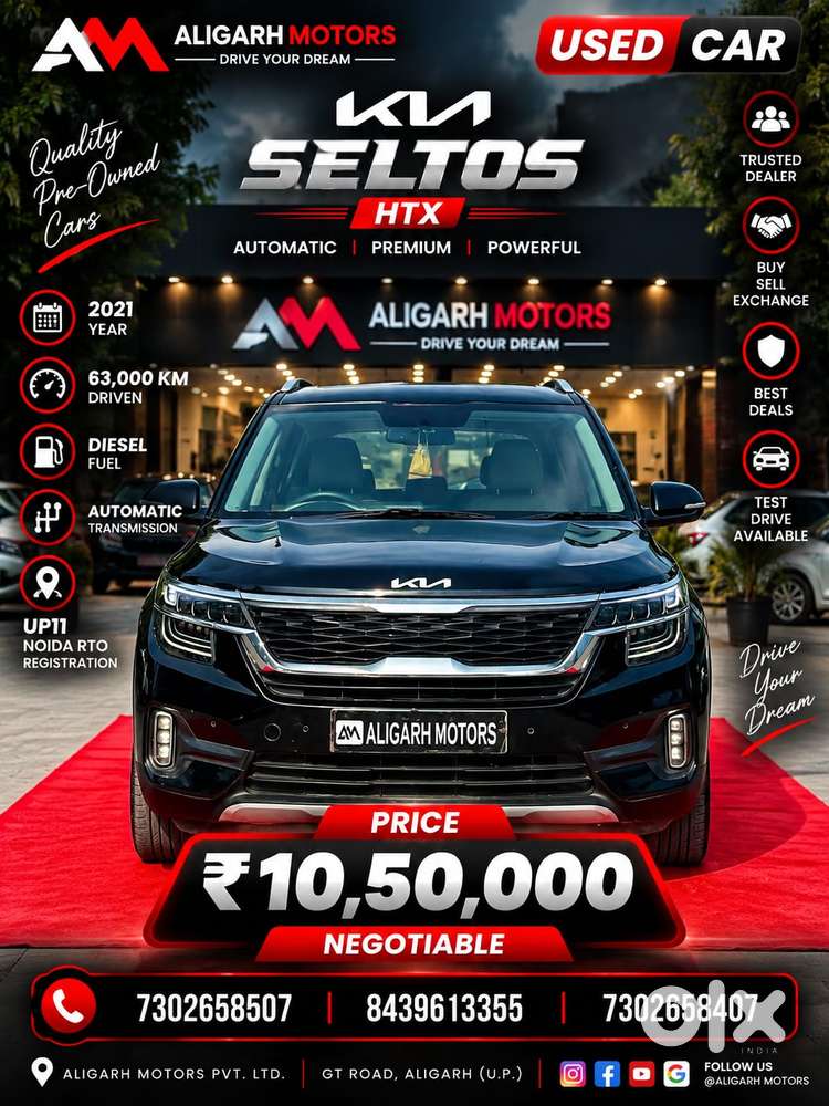 Kia Seltos Htx D, 2021, Diesel