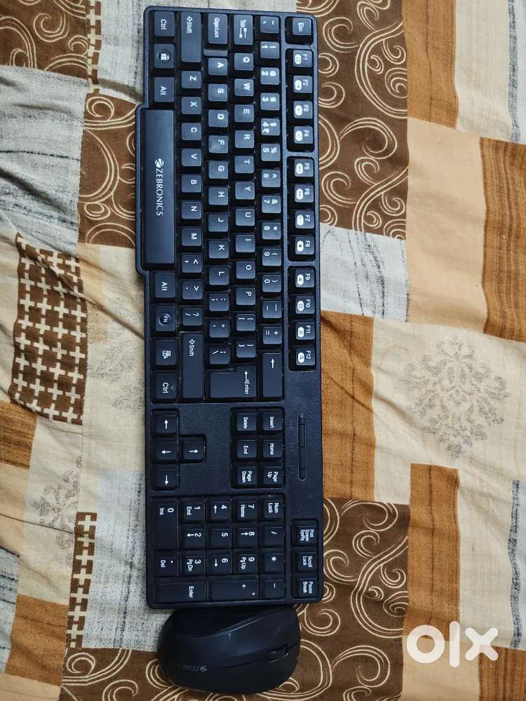 Zebronics wireless keyboard mouse