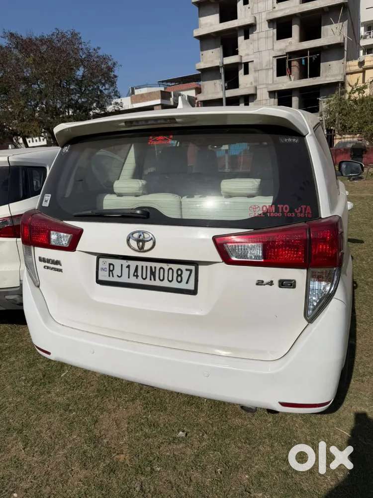 Innova Crysta White Colour Rj14un0087