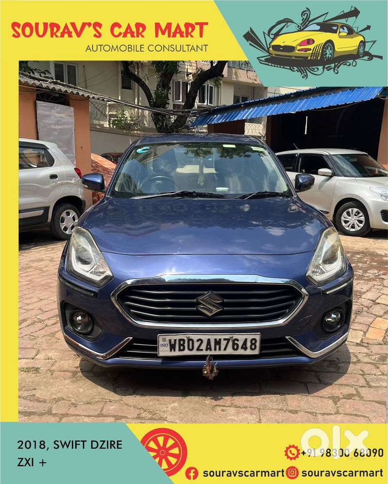 Maruti Suzuki Swift Dzire Zxi + Mt, 2018, Petrol