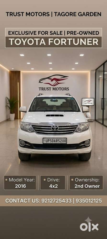 Toyota Fortuner 4x2 Manual, 2016, Diesel