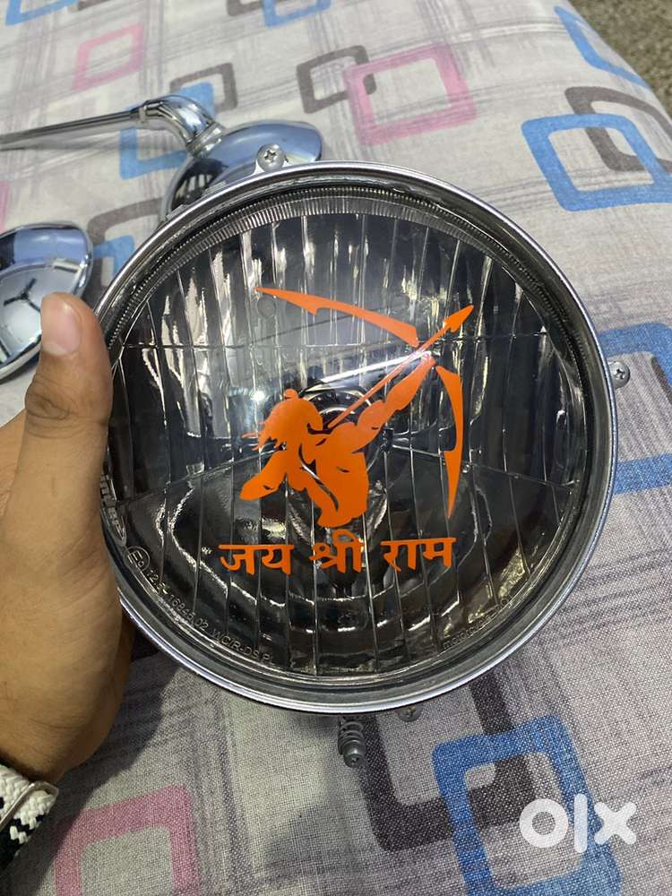 New 350 bullet standard headlight and side mirrior