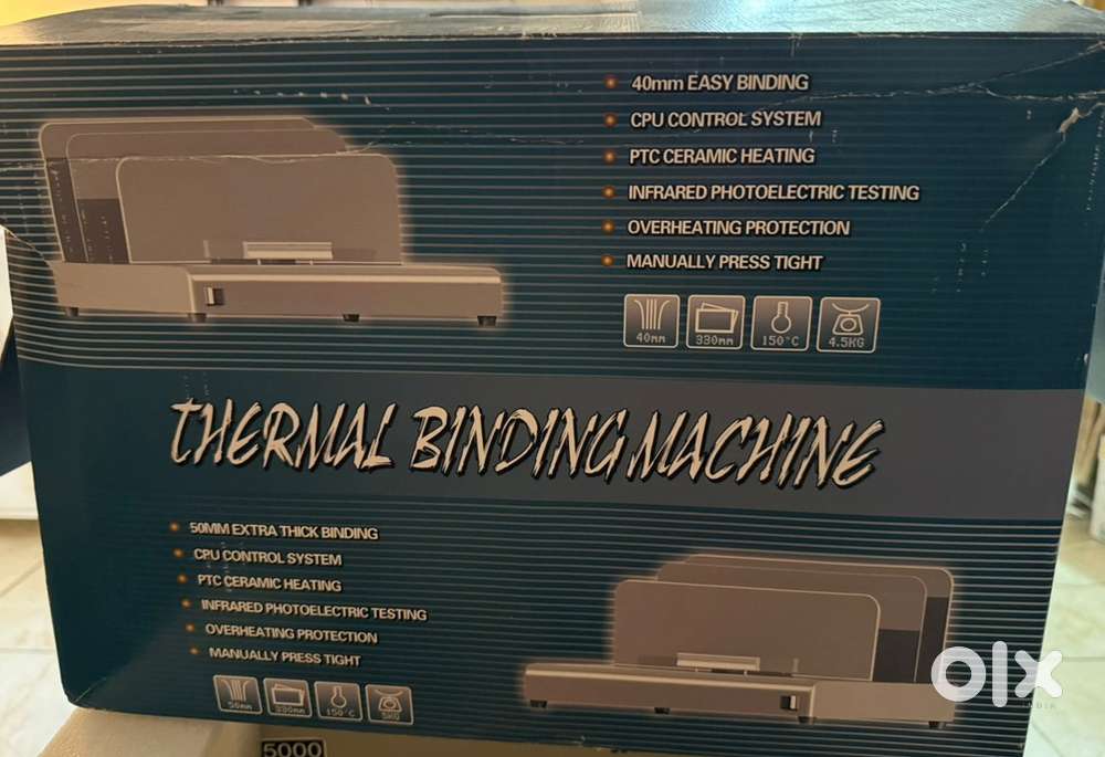 Thermal binding machine