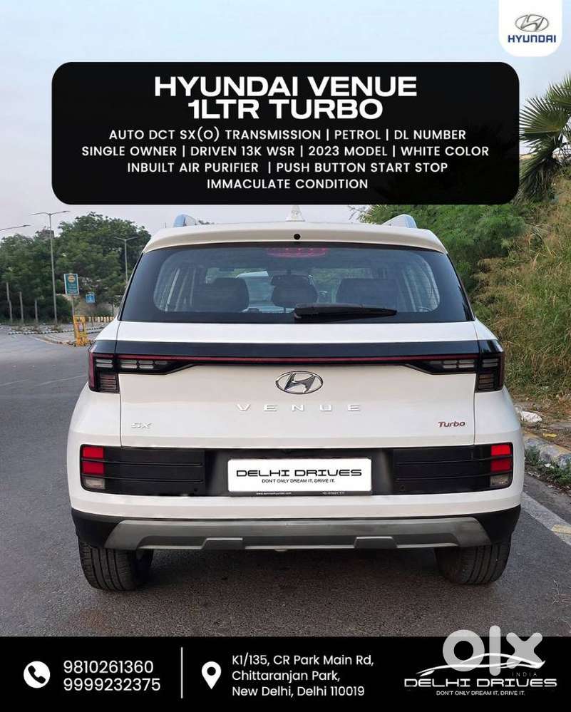 Hyundai Venue 1.0 Sx (o) Turbo Dct, 2023, Petrol