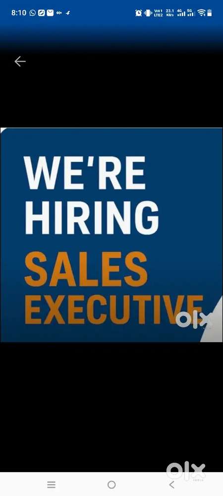 We Are Hiring Sales Executive In Office Furniture Showroom