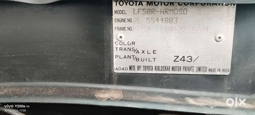Toyota Qualis Gs G4, 2005, Diesel