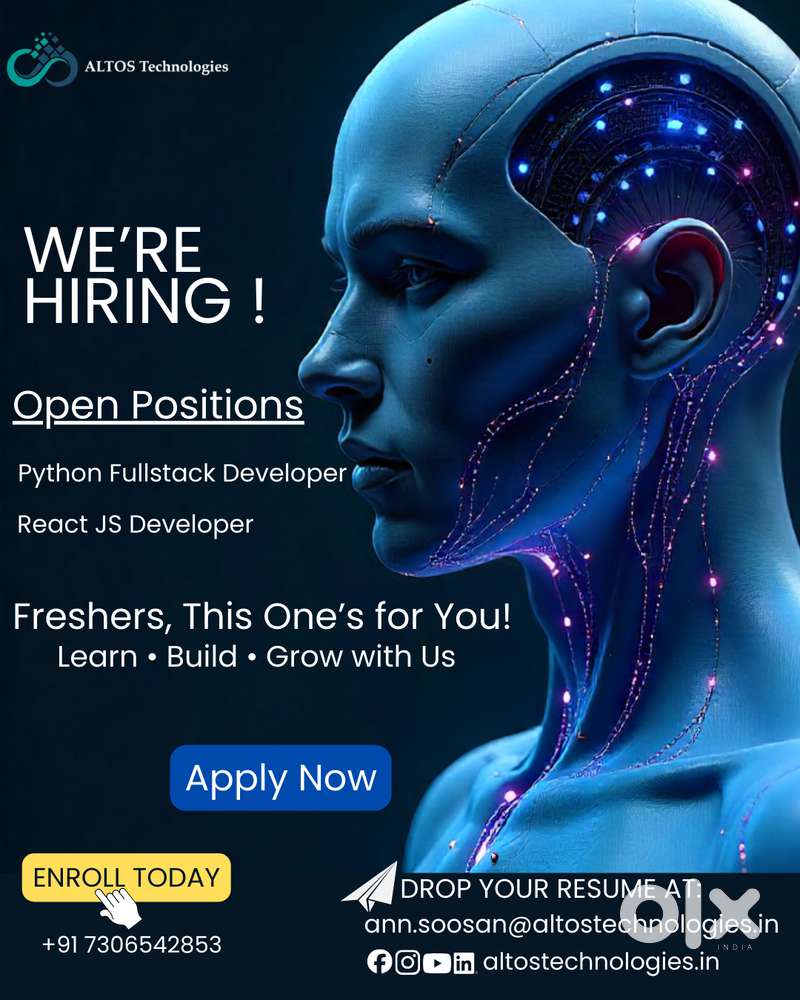 Python & React Django Developer - IT Engineer & Developer in Kakkanad ...