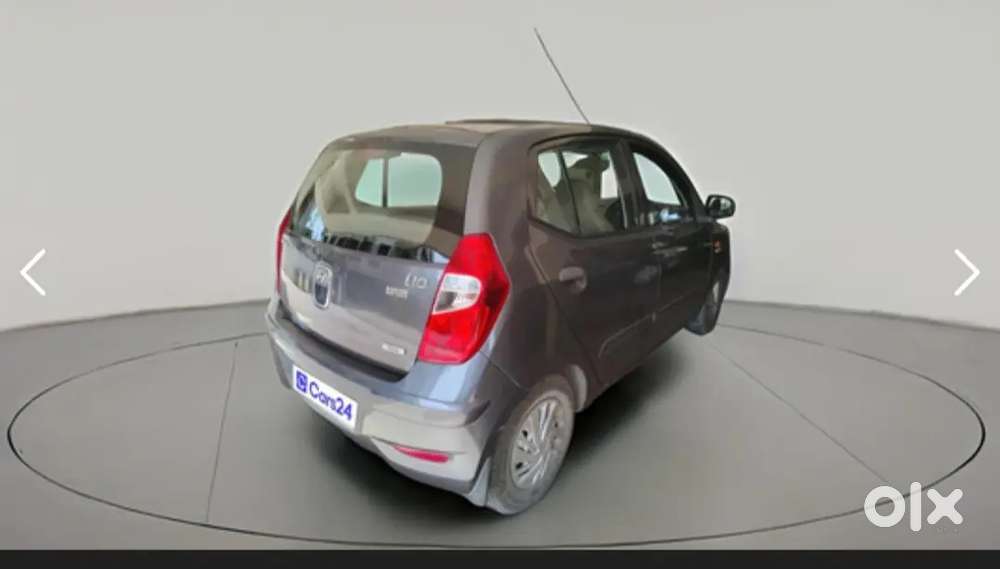 Shining Grey Hyundai I10 2011 Petrol 56000 Km Driven