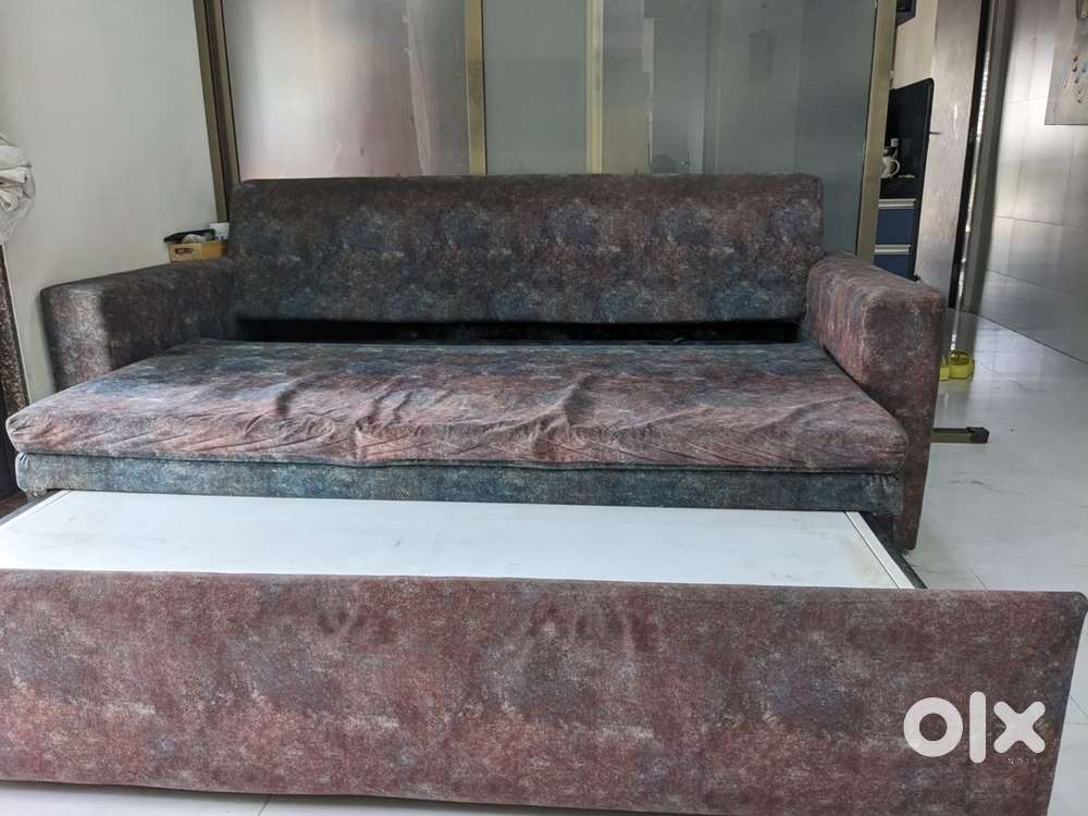 Sofa cum bed with storage