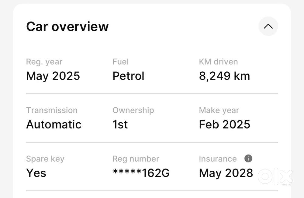Kia Syros 2025 Petrol Automatic 8208 Km Driven