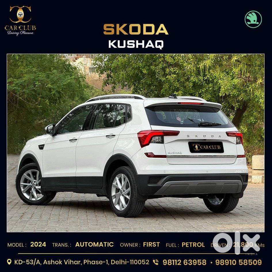 Skoda Kushaq 1.0 Tsi Style At (6 Airbags), 2024, Petrol