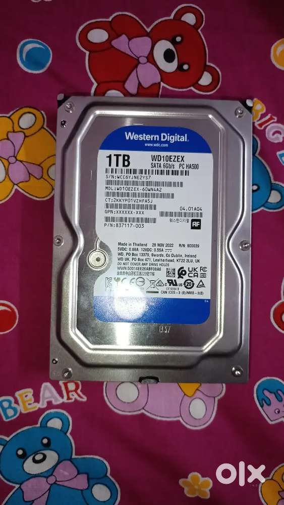 Hard Disk western digital blue (1TB)