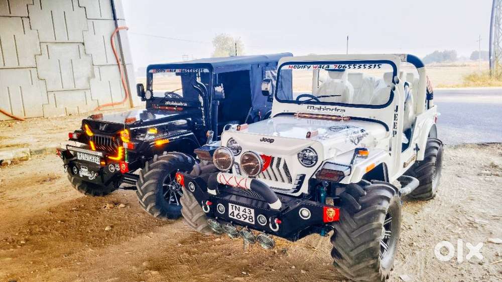Open Modified Jeep  Mahindra Di Turbo  Delivery To Hyderabad