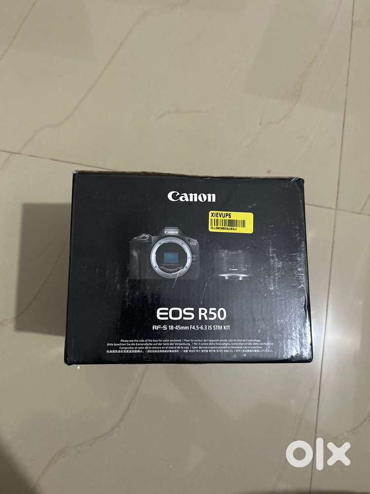 Canon R50 with 50mm Rf lens