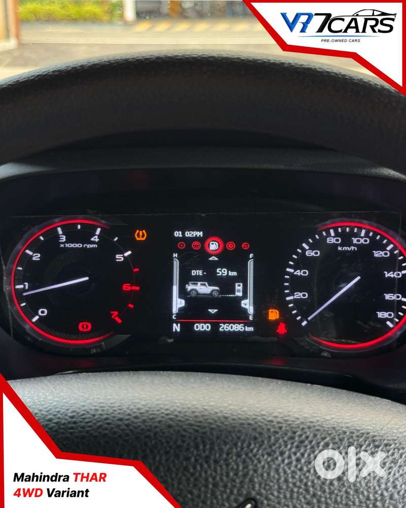 Mahindra Thar Lx Hard Top Petrol Mt 4wd, 2025, Petrol