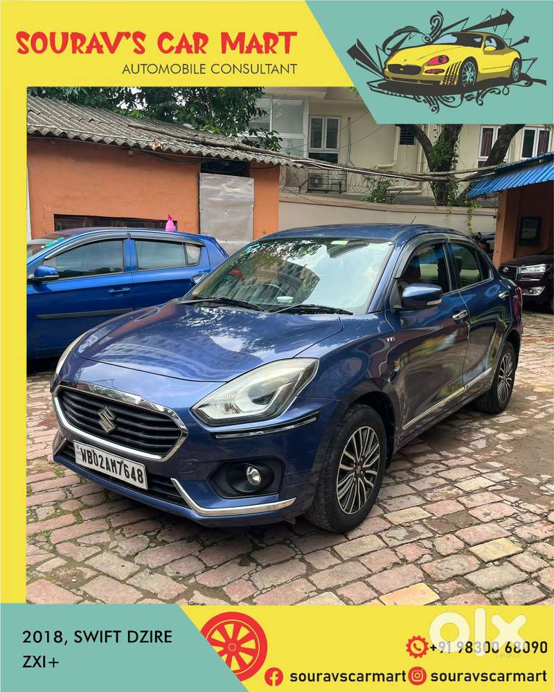 Maruti Suzuki Swift Dzire Zxi + Mt, 2018, Petrol
