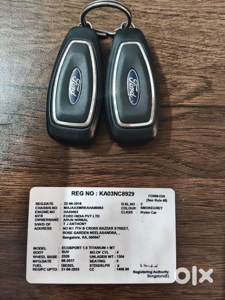 Ecosport Titanium+button Start
